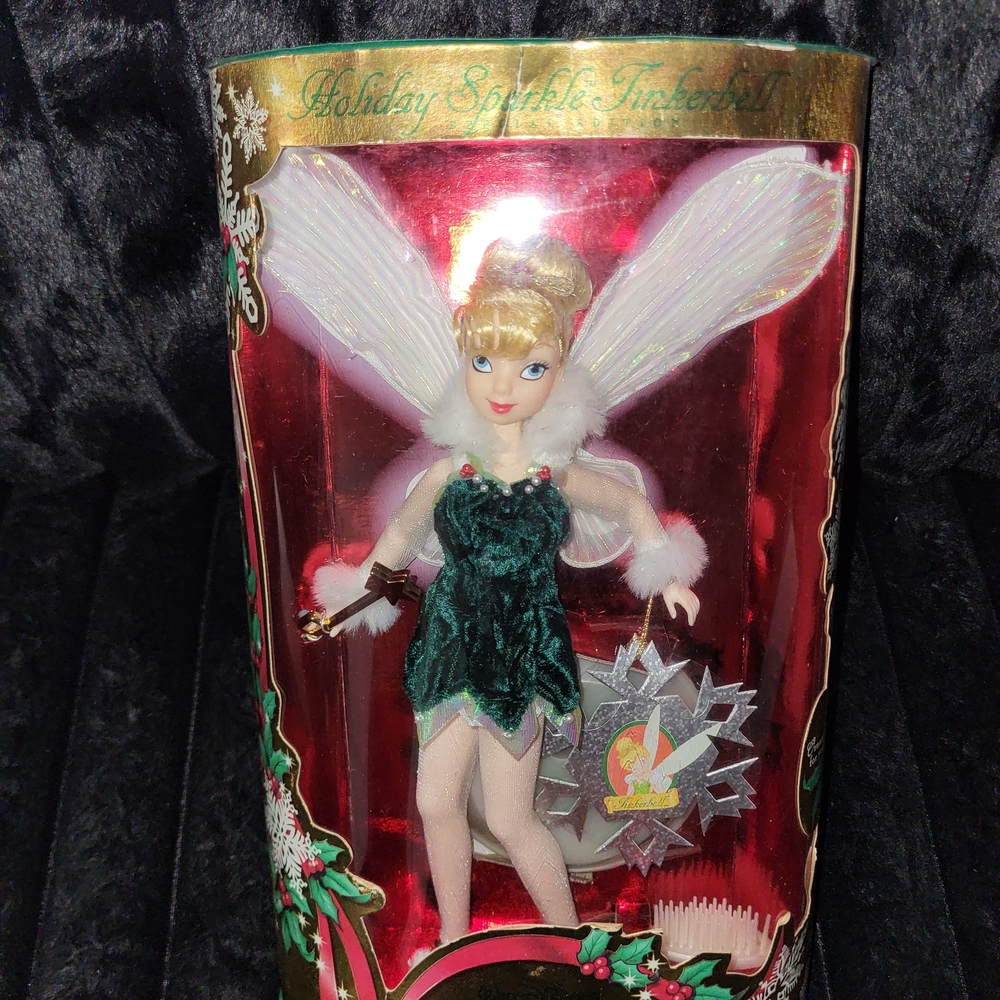 Holiday Sparkle Fairy Doll with Green Dress